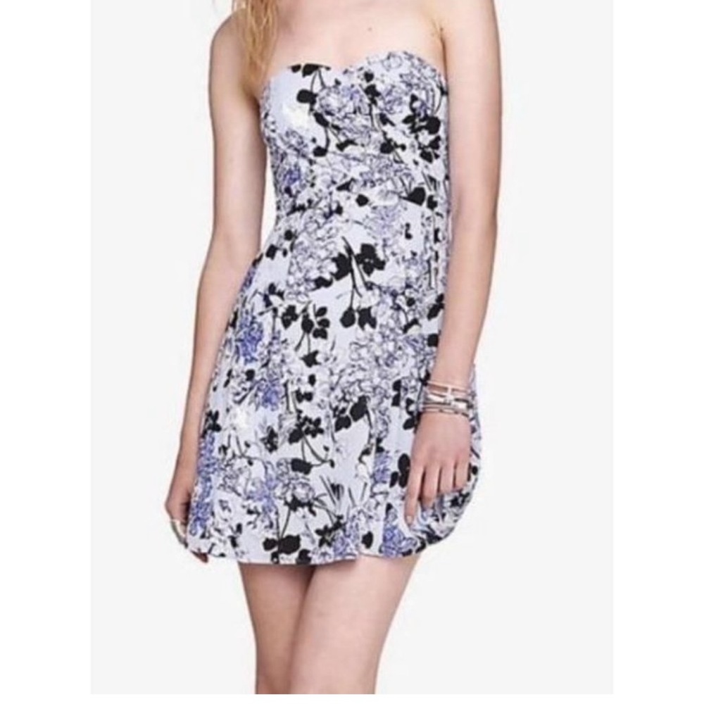 EUC Express floral mini dress